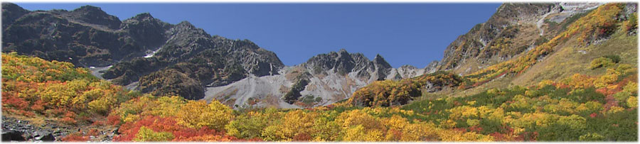 穂高の紅葉
